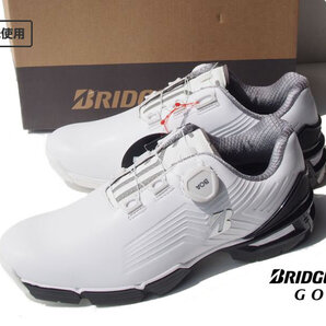 送料無料★新品|未使用|ブリヂストン ゴルフ|Bridgestone Golf|メンズゴルフシューズ|ゼロ・スパイク バイター ツアー|25.5|WK