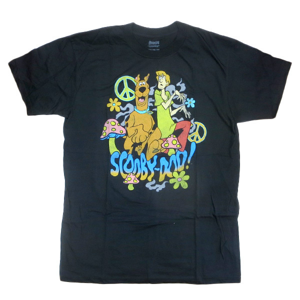 Tシャツ Scooby Doo & Shaggy Black 【スクービードゥー】