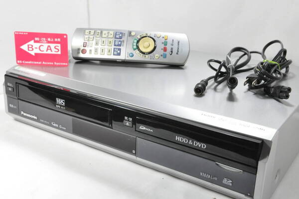 ☆パナソニック DMR-XP21V VHS⇔DVD⇔HDD ビデオデッキ リモコン付☆