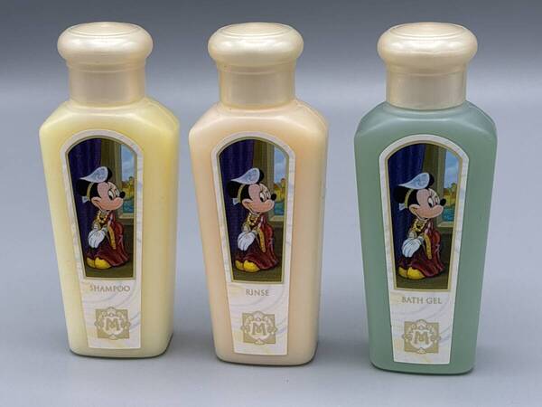 ☆TDR限定 東京ディズニーシーホテルミラコスタ 旧アメニティ シャンプー&コンデショナー&バスジェル☆