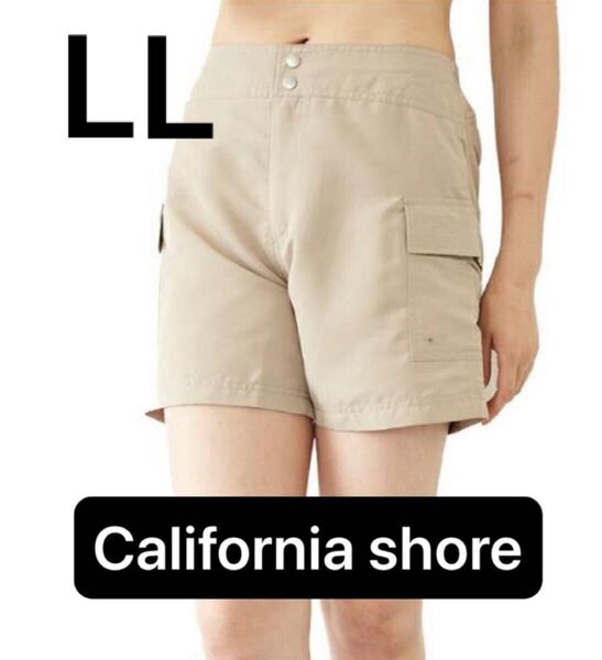 送料無料 新品未使用 Californiashore 水陸両用 ハーフパンツ LLサイズ 水陸両用 速乾 スポーツ 水着 フィットネス ポリエステル
