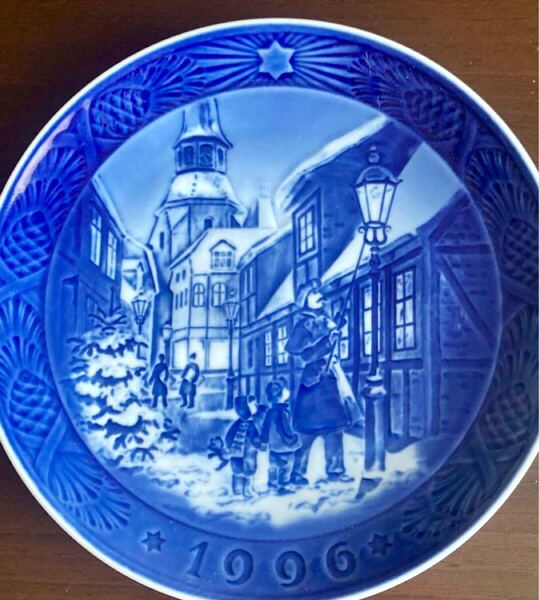 1996年 ロイヤルコペンハーゲン イヤープレート クリスマス デンマーク製