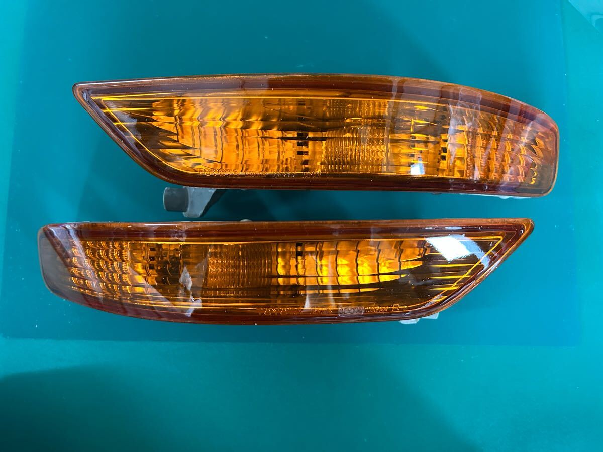 JZX100 クレスタ 純正 後期 バンパー ウィンカー トヨタ(純正) JZX100クレスタ後期純正バンパーウインカー の