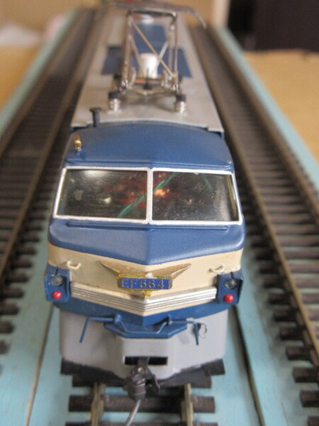 国鉄 EF66 0番台 直流電気機関車 HOゲージ(金属製・カツミ/エンドウ製)