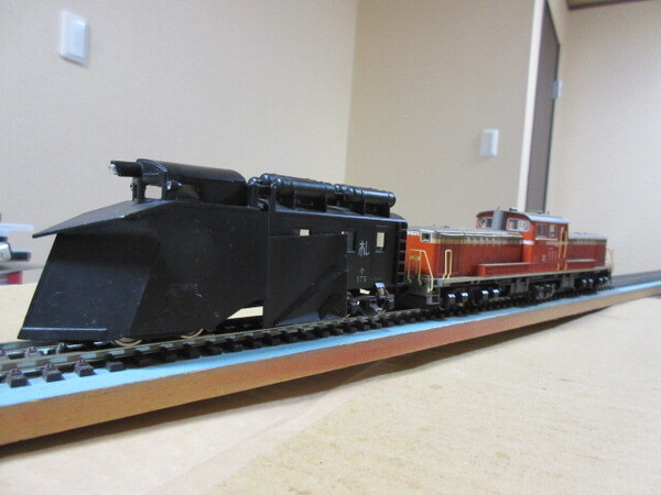 除雪列車2両セット(キ100・DD51) HOゲージ (金属&プラ・エンドウ&KATO製)