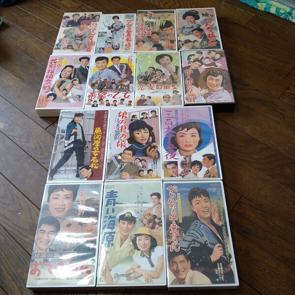 美空ひばり 高倉健 共演映画 14本セット VHS 東映 昭和30年代