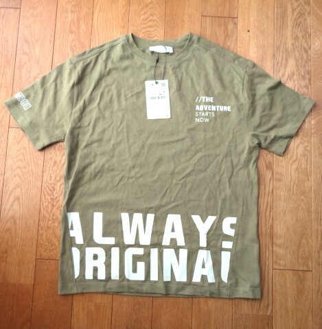 新品タグ付き ZARA 152cm 11~12 ザラ 半袖Tシャツ 綿100%
