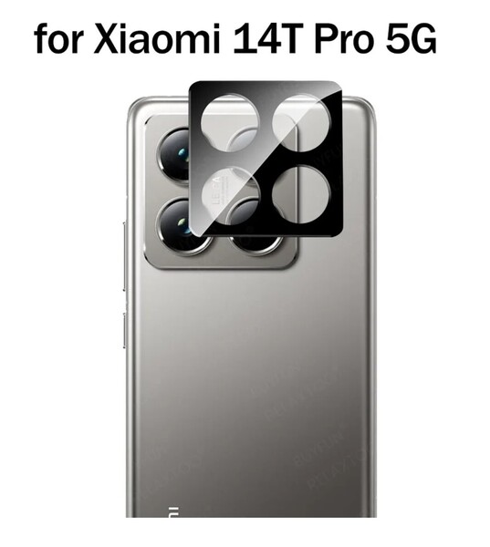 Xiaomi 14T Pro シャオミ 14t pro プロ カメラ カバー ガラス フィルム レンズカバー カメラ保護 強化ガラス レンズ保護 3D フルカバー