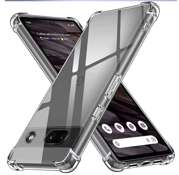ガラスセット Google Pixel 6a クリア シリコン ケース カバー ガラス 保護 フィルム ピクセル 6a