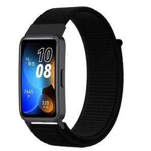 HUAWEI Band 10 9 8 ブラック 替えベルト バンド ナイロン ループ ストラップ スポーツバンド ナイロンベルト スポーツ ベルト 交換ベルト