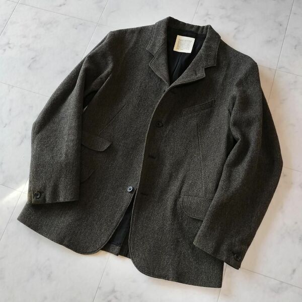 OLDJOE ノッチドラペル ツイード サックジャケット 38 オリーブリネン オールドジョー NOTCHED LAPEL TWEED SACK JACKET OLIVE LINEN TWEED