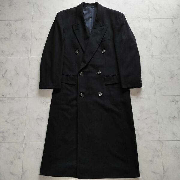 HUGO BOSS ロロピアーナ カシミヤ100% ロングダブルチェスターコート ヒューゴボス Loro Piana ロングコート ダブルブレスト ビッグサイズ