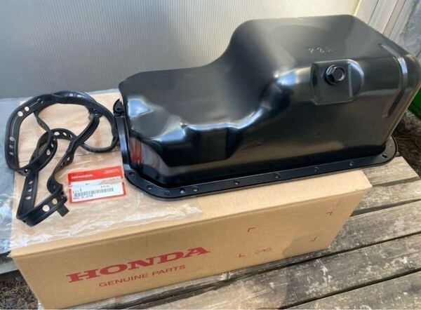 生産終了!流用!新品未使用!信頼のホンダ純正品!シビック EK3 ハッチバック D15B オーナー必見!鉄製 エンジン オイルパン jdm usdm