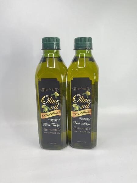 0025 エクストラバージンオリーブオイル500ml(トルコ産)455g 2本