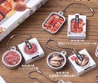 K&K 缶つまミニチュアチャーム 3種まとめ コンビーフ ユッケ風 厚切りベーコンのハニーマスタード味 広島県産 かき燻製油漬け