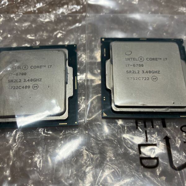 CPU Core i7-6700 LGA1151 intel インテル 2個セット