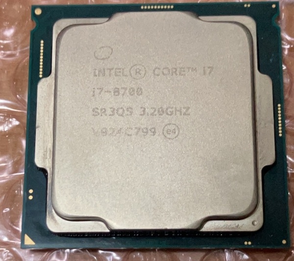 8個セット CPU Core i7-8700 3.20GHz SR3QS LGA1151 intel インテル