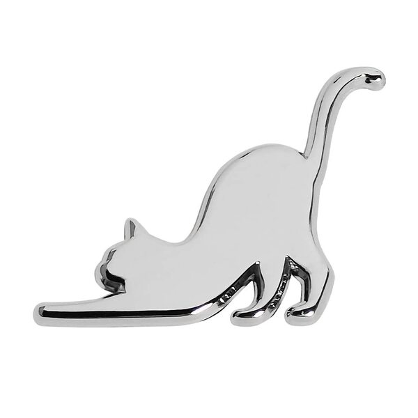 FUTWOD 車 ステッカー 猫 エンブレム ねこ ネコ かわいい 面白い 3Dステッカー 防水 耐候 キャット バッジ カーステ