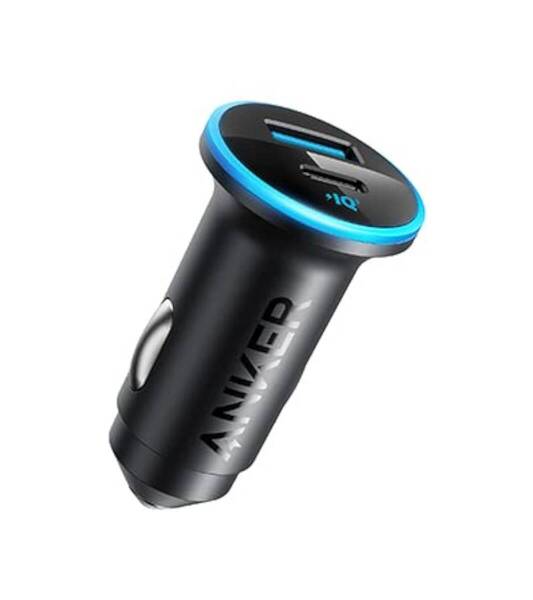 USB-C カーチャージャー) 【PowerIQ 2ポート 3.0搭載 52.5W / PD対応 コンパクトサイズ】iPhone