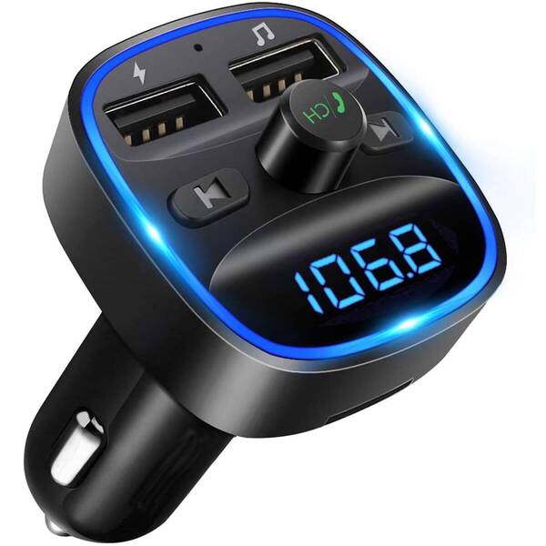 車載充電器 Bluetooth FMトランスミッター USB急速充電 Bluetooth/U-ディスク対応 2つの音楽再生モード