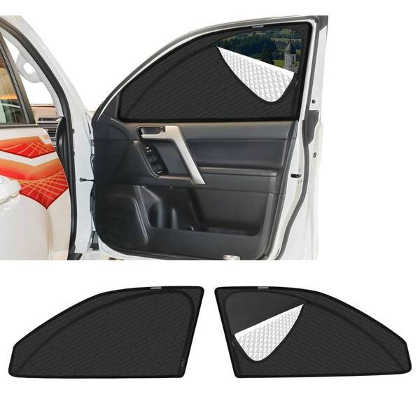 専用 150系後期 サンシェード マグネット式 サイド用 車種専用 2in1一体式 カーシェード Prado 150 メッシュカー