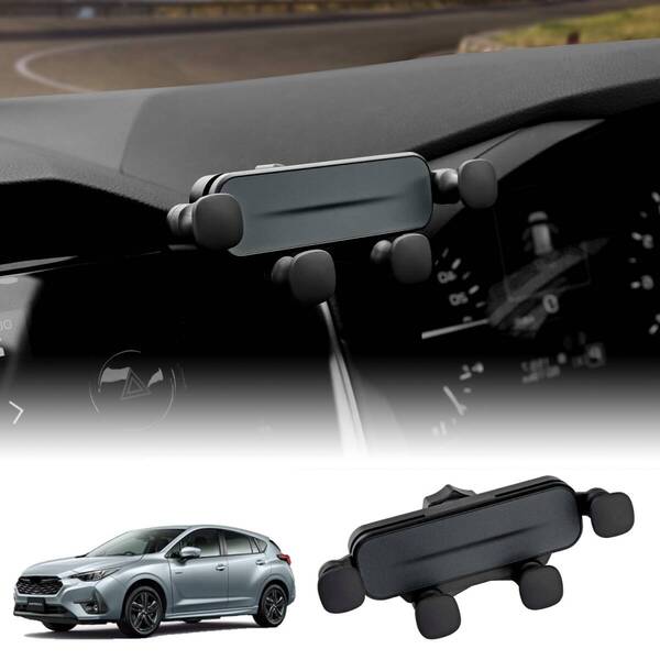 重力式自動開閉 エアコン吹き出し口用 携帯スタンド 内装パーツ 車 スマホ車載ホルダー 車用品アクセサリー 適用 2024 202