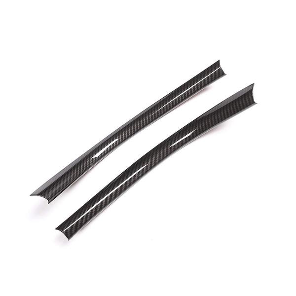 220260 CLAクラス200 W176 / A180 自動車用ABSカーボンファイバーサイド中央制御パネルトリムに適しています