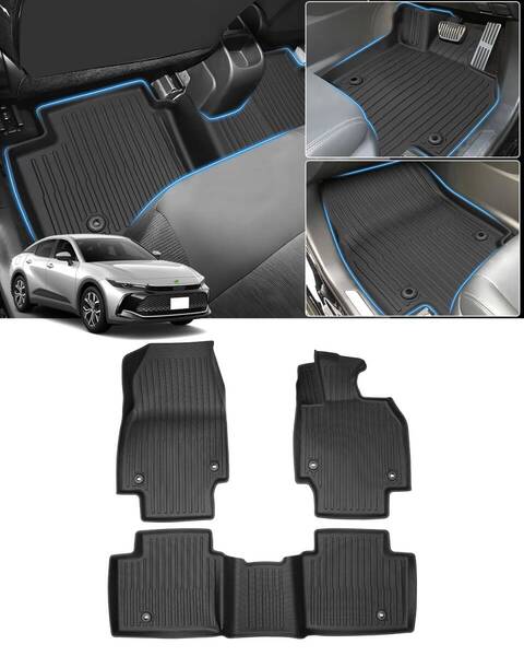 フロアマット カーマット 車用 3Dフロアマット に適用 立体構造 CROWN CROSSOVER 35系 SH35型 2022年