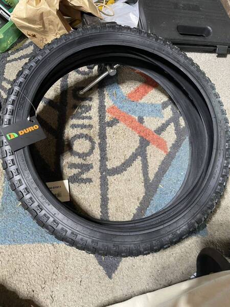 送料込 前後同サイズ2本 DURO デューロ 自転車 タイヤ 20×2.125 オールド BMX schwinn mongoose kuwahara huffy motomag e.t.
