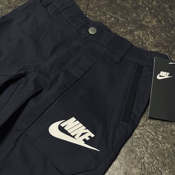 98〜104cm 3〜4歳 定価5,500円 NIKE ナイキ キッズ ボーイズ カーゴ ショーツ ショートパンツ 新品タグ付き ストレッチ 送料無料 ブラック