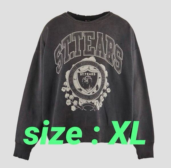 SAINT Mxxxxxx Denim Tears DT_CRW SWEAT/ST.TEARS【 SM-YS8-0000-C02 】セントマイケル デニムティアーズ