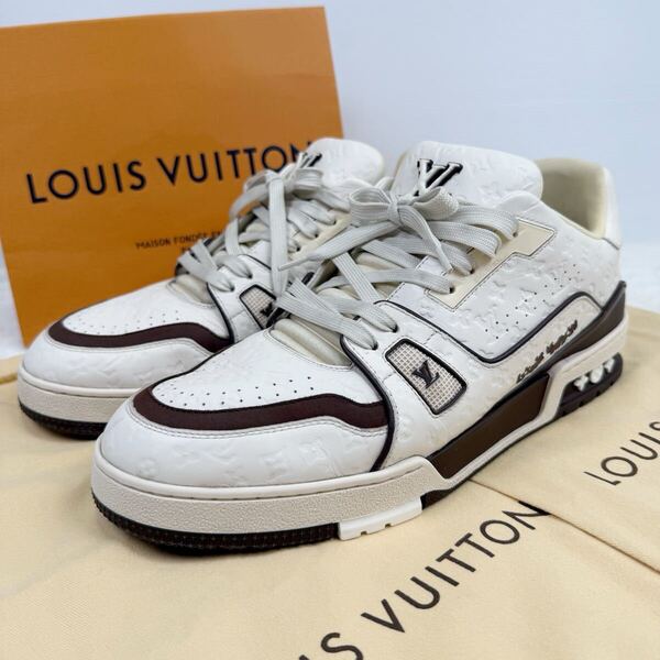 2024SS Tyler The Creator × Louis Vuitton LV Trainer Sneaker Blanc タイラーザクリエイター トレイナーライン スニーカー 1ACR5K