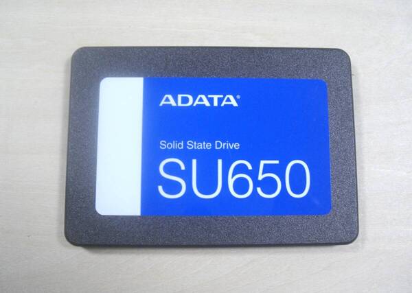 【即決・送料無料】SSD 2.5インチ ADATA 512GB SU650 7mm SerialATA ※ほぼ新品【正常動作品】