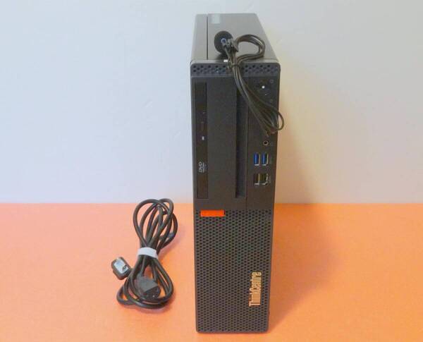 Lenovo Think Centre M725s AMD Ryzen 5 Pro2400G 8GB M.2NVMe128GB+2.5インチHDD500GB Office2021 4K(60Hz)サポート Win11Pro マイク付き