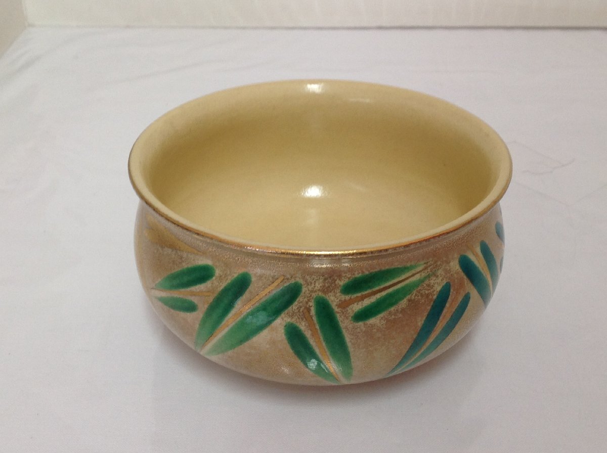茶道具〉織部 抹茶碗 山口正悟作 共箱あり