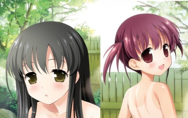 【未使用】咲-Saki- 石戸霞&薄墨初美 ミニお風呂ポスター とらのあな特典 咲-Saki-14巻