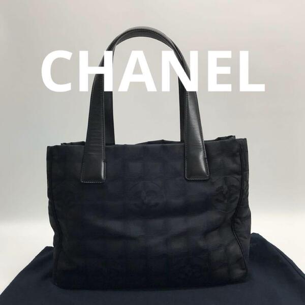 ☆美品☆CHANEL ニュートラベルライン トートバッグ PM A20457 黒