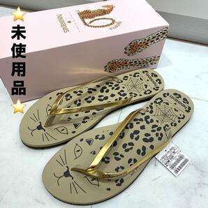 ☆未使用☆シャーロットオリンピアxハワイアナス コラボ ビーチサンダル キティ