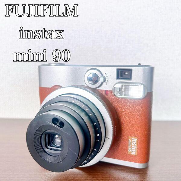 【動作品】FUJIFILM フジフィルム instax mini90 カメラ