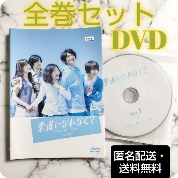 瑛太★玉山鉄二★ジェジュン『素直になれなくて』レンタル落ちDVD★全巻