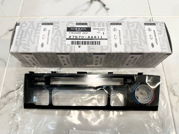 日産純正 R34 スカイライン エアコン パネル bnr34 GTR ニスモ 27570-AA411