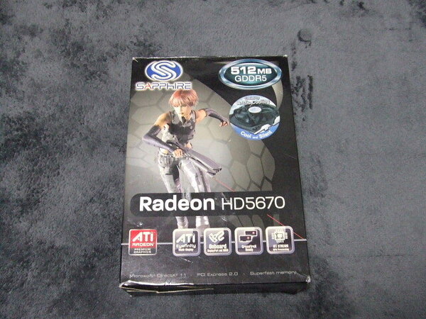 SAPPHIRE HD5670 512M GDDR5 PCI-E HDMIDVI-IDP (PCIExp 512MB) DVI HDMI DisplayPort