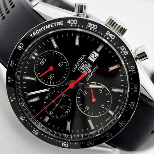 TAG HEUER タグホイヤー CV2014-2 カレラ クロノグラフ デイト 自動巻き メンズ