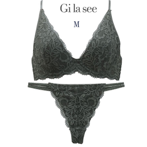 ブラジャーショーツセット 安い 三角ブラジャー インナー 下着 Tバック ショーツ ビキニパンツ ゴージャス総レース