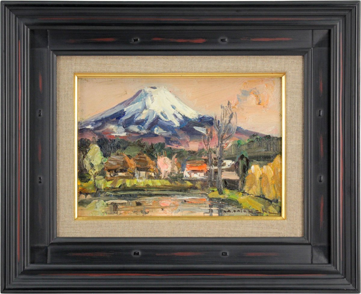 風景画 金色フレーム 樋口善造