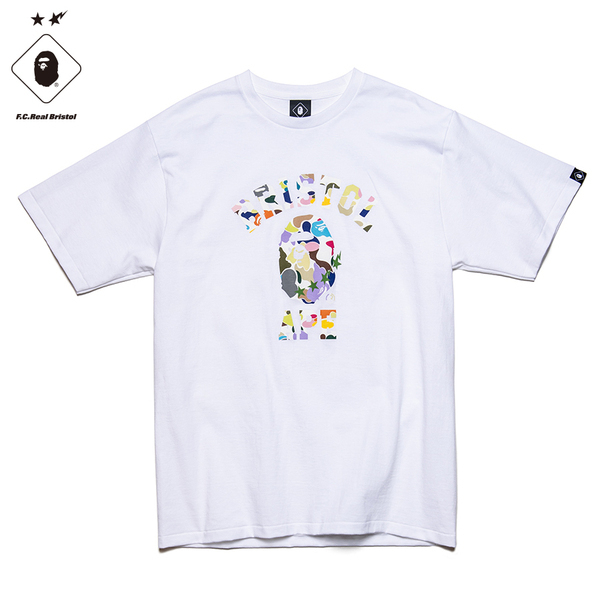 送料無料☆FCRB☆bristol☆ブリストル☆エイプ☆bape☆a bathing ape☆multi camo college tee☆team☆training☆practice☆pdk☆polartec