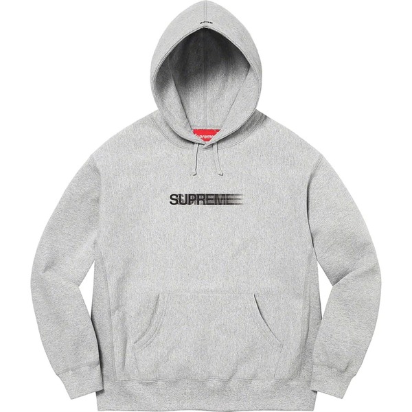 送料無料☆国内正規☆試着のみ☆Supreme☆23ss☆motion logo hooded sweatshirt☆XLサイズ☆small box☆arc☆s logo☆nike☆champion☆