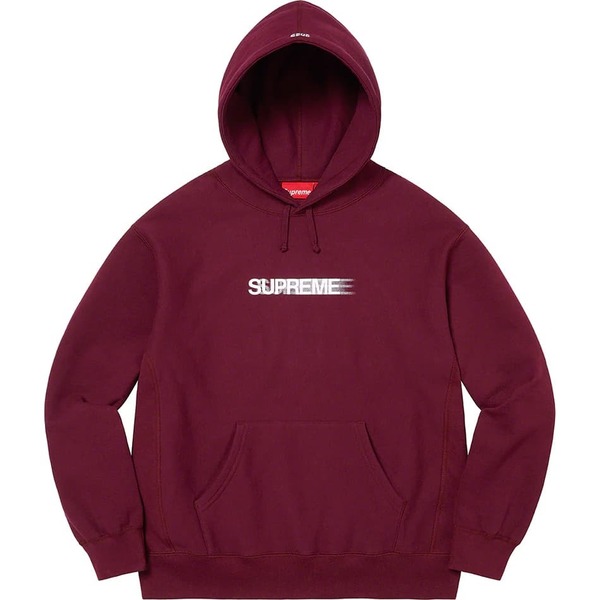 送料無料☆国内正規☆着用1回のみ☆Supreme☆23ss☆motion logo hooded sweatshirt☆XLサイズ☆small box☆arc☆s logo☆nike☆champion
