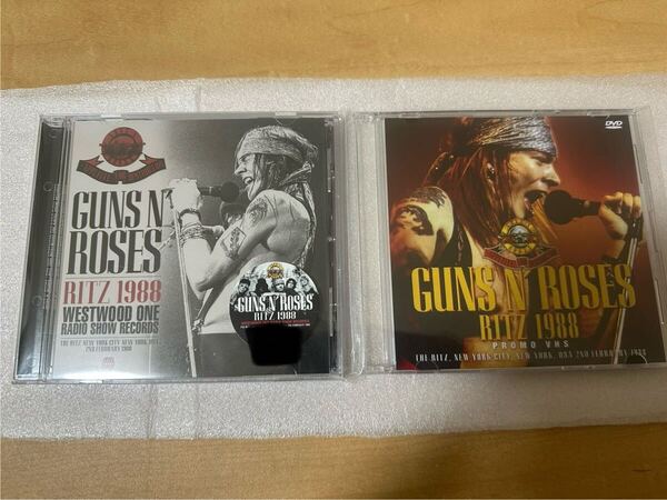GUNS N' ROSES Ritz 1988 CD/DVDセット