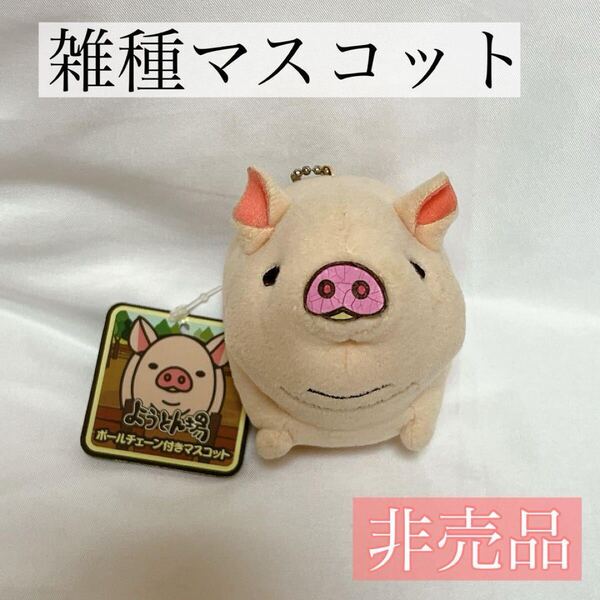 【非売品】ようとん場MIX 雑種 ボールチェーン付きマスコット キーホルダー